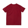 Camiseta manga corta vinotinto para niño