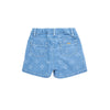 Short lavado oscuro para niña
