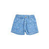 Short lavado oscuro para niña