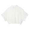 Blusa manga corta marfil para niña