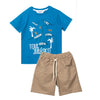 Conjunto Samuel azul rey para bebé niño