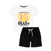 Conjunto Samuel marfil para bebé niño