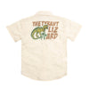 Camisa manga corta marfil para bebé niño