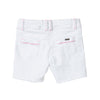 Short blanco para bebé niña