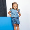 Blusa Alicia manga sisa lavado medio para bebé niña