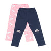 Duo Leggins Antonia miniprint para bebé niña