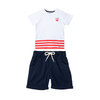 Conjunto Samuel blanco para bebé niño