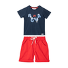 Conjunto Samuel azul oscuro para bebé niño