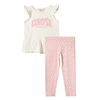 Conjunto Macarena marfil para bebé niña