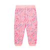 Pantalón sudadera con print de flores para bebé niña