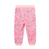 Pantalón sudadera con print de flores para bebé niña