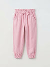 Jogger Alina Con Paperbag Rosado Bebe Niña
