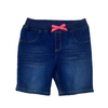 Short lavado oscuro para bebé niña