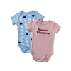 Set x 2 Body rosa y azul para recién nacida