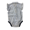 Body camisero rayas para recién nacida