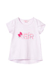 Camiseta Alejandra lila manga corta para bebé niña