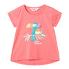 Camiseta Alejandra coral manga corta para bebé niña