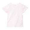 Camiseta manga corta rosada para bebé niña