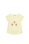 Camiseta Alejandra m/c Amarilla para bebe niña