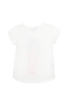 Camiseta Alejandra m/c marfil para bebe niña