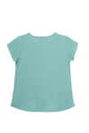 Camiseta Alejandra m/c verde para bebe niña