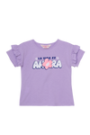 Camiseta Lupita m/c Lila para bebe niña