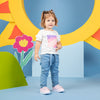 Camiseta Lupita m/c marfil para bebe niña