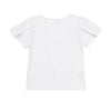 Camiseta manga corta con pompones para bebé niña