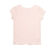 Camiseta manga corta rosada claro para bebé niña