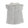 Blusa Alicia manga sisa blanca para bebé niña