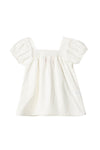 Blusa Bimba marfil manga corta para bebé niña
