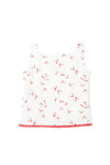 Blusa manga sisa miniprint para bebé niña