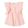 Blusa manga sisa rosada para bebé niña