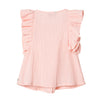 Blusa manga sisa rosada para bebé niña