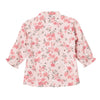 Blusa manga larga flores para bebé niña