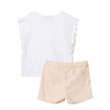 Conjunto marfil para bebé niña