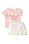 Conjunto Iris rosado para bebé niña