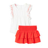 Conjunto marfil para bebé niña