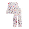 Pijama estampada bailarina manga larga y pantalón para bebé niña