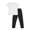 Set blusa manga corta y leggings para bebé niña