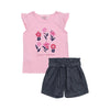 Conjunto Mari Bebe Niña Rosa Ref. 150248
