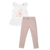 Conjunto Camiseta M/C Y Leggins Marfil Ref.150281A