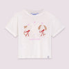 Pijama Corta En Short Marfil Bebe Niña Ref.150287A