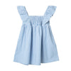 Vestido con boleros rayas para bebé niña