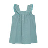 Vestido En Ojalillo Bebe Niña Verde Ref. 190258