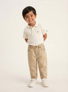 Pantalon Baggy Tadeo Beige Bebe Niño