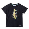 Camiseta Omar negra manga corta para bebé niño