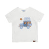 Camiseta estampada carro manga corta para bebé niño