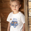 Camiseta estampada carro manga corta para bebé niño