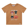 Camiseta M/C Con Bordado Interactivo Bebe Niño Mostaza 230728